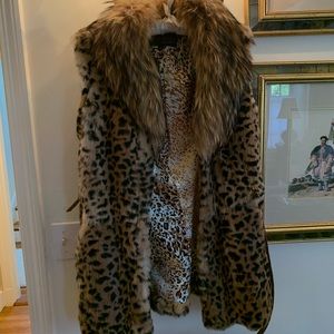Kelli Kouri sleeveless fur jacket